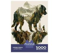 Jigsaw Puzzle 1000 Piece for Adults Nature's Majesty Wildlife Art Print Adult Jigsaw Puzzle Brain Teaser Game Hand Speed Race Stress Reduction Gifts 70x50cm/1000pcs