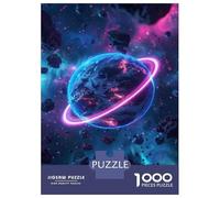 Jigsaw Puzzle 1000 Piece for Adults Neon Galaxy Planet Wall Art Puzzles for Adults Toy Wall Decor But Fun And Humorous Unique Birthday And Gifts 52x38cm/1000pcs