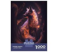 Jigsaw Puzzle 1000 Piece for Adults Nine Tailed Fox in Space Puzzles for Adults Family Game Birthday Present Deal As Gifts for The Whole Family 70x50cm/1000pcs