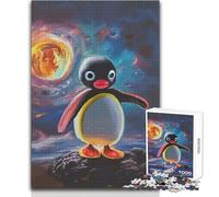 Jigsaw Puzzle 1000 Piece for Adults Noot Noot Pingu Educational Game Hand Speed Race Gift For Birthdays Size 38x26cm