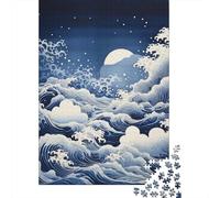 Jigsaw Puzzle 1000 Piece for Adults Ocean Waves at Night Jigsaw Toy Wall Decor Analysis And Logic Deal As Gifts for The Whole Family 70x50cm/1000pcs