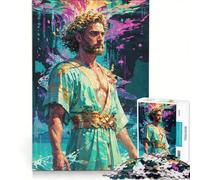 Jigsaw Puzzle 1000 Piece for Adults Olympian Elegance︰ Poseidon's Tranquil Reign Hands-on Game Improve Memory Artists Collection Fine Art 50x75cm