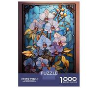 Jigsaw Puzzle 1000 Piece for Adults Orchids For Valentines Day Jigsaw Puzzle Fun Games A Work of Art Deal As Gifts for The Whole Family 52x38cm/1000pcs