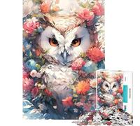 Jigsaw Puzzle 1000 Piece for Adults Owl The Wise One Fun at Home Activities, For Family Fun Practical Game for 14+ Puzzle Game Offered (50x75cm)
