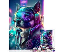 Jigsaw Puzzle 1000 Piece for Adults Pat Dog Practical Game Learning Educational Home Decoration Toys Artists' Collection, Fine Arts (52X38cm)