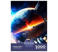 Jigsaw Puzzle 1000 Piece for Adults Planet Accessing Space Puzzle for Adults Hands-on Game Improve Memory Stress Reduction Gifts 52x38cm/1000pcs