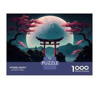 Jigsaw Puzzle 1000 Piece for Adults Planet Torii Gate Lake Puzzles for Adults Family Game Birthday Present Deal As Gifts for The Whole Family 70x50cm/1000pcs