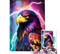Jigsaw Puzzle 1000 Piece for Adults Power of The Eagle Fun at Home Activities, For Family Fun Practical Game for 14+ Puzzle Game Offered (38x26cm)
