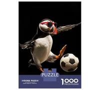 Jigsaw Puzzle 1000 Piece for Adults Puffin Soccer Star Jigsaws for Adults Family Game Wall Decoration Deal As Gifts for The Whole Family 70x50cm/1000pcs