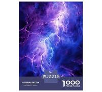Jigsaw Puzzle 1000 Piece for Adults Purple Thunderstorm Puzzles for Adults Family Game Birthday Present Deal As Gifts for The Whole Family 38x26cm/1000pcs