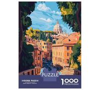 Jigsaw Puzzle 1000 Piece for Adults Rome Cityscape Jigsaws for Adults Family Game Wall Decoration Deal As Gifts for The Whole Family 38x26cm/1000pcs