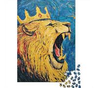 Jigsaw Puzzle 1000 Piece for Adults Royal Lion Art Print Jigsaws for Adults Family Game Wall Decoration Deal As Gifts for The Whole Family 70x50cm/1000pcs