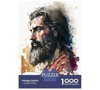 Jigsaw Puzzle 1000 Piece for Adults Saint Matthew The Apostle Puzzles for Adults Family Game Birthday Present Deal As Gifts for The Whole Family 52x38cm/1000pcs