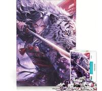 Jigsaw Puzzle 1000 Piece for Adults Samurai Maiden, Hands-on Game, Improve Memory, Artists Collection, Fine Art 38x26cm