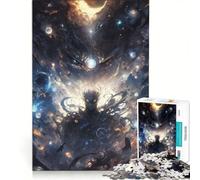 Jigsaw Puzzle 1000 Piece for Adults Secret Cosmic Impossible Game Fun at Home Activities Suitable for Desktop Decoration 50x75cm