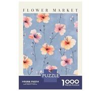 Jigsaw Puzzle 1000 Piece for Adults Seoul Hibiscus Flower Market Puzzle for Adults Hands-on Game Improve Memory Stress Reduction Gifts 70x50cm/1000pcs