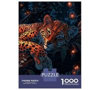 Jigsaw Puzzle 1000 Piece for Adults Sleeping Leopard in Jungle Puzzles for Adults Family Game Birthday Present Deal As Gifts for The Whole Family 38x26cm/1000pcs
