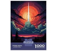Jigsaw Puzzle 1000 Piece for Adults Space Rocket Launching Into The Sky Puzzles for Adults Toy Wall Decor But Fun And Humorous Unique Birthday And Gifts 70x50cm/1000pcs
