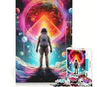 Jigsaw Puzzle 1000 Piece for Adults Space Time Traveler, Anti-Stress Toys, Birthday Present, Unique Birthday And Gifts 38x26cm