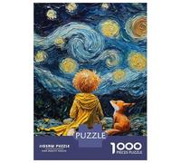 Jigsaw Puzzle 1000 Piece for Adults Starry Night Whispers Adult Jigsaw Hands-on Game Staycation Kill Time Stress Reduction Gifts 70x50cm/1000pcs