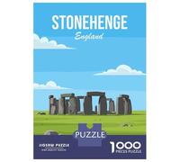 Jigsaw Puzzle 1000 Piece for Adults Stonehenge England Jigsaws for Adults Family Game Wall Decoration Deal As Gifts for The Whole Family 52x38cm/1000pcs