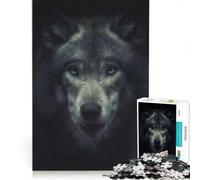 Jigsaw Puzzle 1000 Piece for Adults The Wolf Ghost Practical Game Difficult And Challenge Suitable for Desktop Decoration 50x75cm