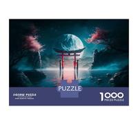 Jigsaw Puzzle 1000 Piece for Adults Torii Gate Dan Planet Puzzles for Adults Family Game Birthday Present Deal As Gifts for The Whole Family 38x26cm/1000pcs