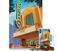 Jigsaw Puzzle 1000 Piece for Adults Travel to Birmingham Sharp Cut Craft Focus Game Gift Idle Time Game Xmas Scene Art (50x75cm)