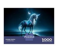 Jigsaw Puzzle 1000 Piece for Adults Unicorn Fantasy Art Print-3 Jigsaw for Adults Fun Games Analysis And Logic Deal As Gifts for The Whole Family 70x50cm/1000pcs