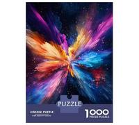 Jigsaw Puzzle 1000 Piece for Adults Vibrant Cosmic Burst Puzzle for Adults Hands-on Game Improve Memory Stress Reduction Gifts 70x50cm/1000pcs