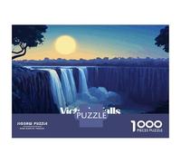 Jigsaw Puzzle 1000 Piece for Adults Victoria Falls, ZimbabweZambia Jigsaw Toy Wall Decor Analysis And Logic Deal As Gifts for The Whole Family 52x38cm/1000pcs