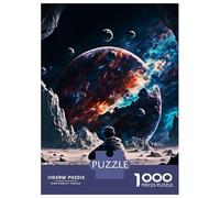 Jigsaw Puzzle 1000 Piece for Adults Watching Cosmos Puzzle for Adults Hands-on Game Improve Memory Stress Reduction Gifts 70x50cm/1000pcs