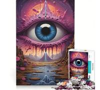 Jigsaw Puzzle 1000 Piece for Adults Whimsical Pink Explosion Impossible Game Home Decoration Deal As Gifts for The Whole Family 50x75cm