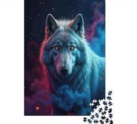 Jigsaw Puzzle 1000 Piece for Adults Wolf Fantasy Art Print-6 Jigsaw Toy Wall Decor Analysis And Logic Deal As Gifts for The Whole Family 38x26cm/1000pcs
