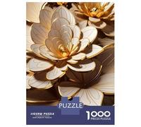 Jigsaw Puzzle 1000 Piece for Teenagers 3d Art Flowers Jigsaw for Adults DIY Toys Pattern Assembly for Birthday, Chrismas 70x50cm/1000pcs