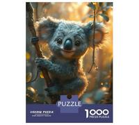 Jigsaw Puzzle 1000 Piece for Teenagers A Cute Cartoon Koala Jigsaw for Adults DIY Toys Pattern Assembly for Birthday, Chrismas 38x26cm/1000pcs