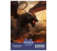 Jigsaw Puzzle 1000 Piece for Teenagers A Dragon Wreaking Havoc Jigsaw for Adults Hands-on Game Difficult Hard Stress Reduction Gifts 70x50cm/1000pcs