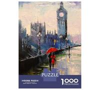 Jigsaw Puzzle 1000 Piece for Teenagers A Walk Around London Puzzles for Adults Fun Games Wall Decoration Stress Reduction Gifts 52x38cm/1000pcs