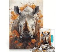 Jigsaw Puzzle 1000 Piece for Teenagers Africa's Unicorn, Educational Game, Hand Speed Race, Unique Challenge Game 38x26cm