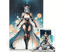 Jigsaw Puzzle 1000 Piece for Teenagers Anime Style Space Empress, Impossible Game, Fun at Home Activities, Unique Birthday And Xmas Gifts 50x75cm