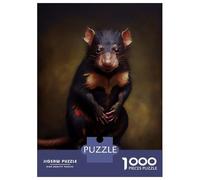 Jigsaw Puzzle 1000 Piece for Teenagers Australian Tasmanian Devil Puzzle for Adults Hands-on Game Staycation Kill Time Help The Brain Exercise 52x38cm/1000pcs