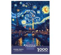 Jigsaw Puzzle 1000 Piece for Teenagers Berlin Germany Starry Night Art Adult Jigsaw Family Game Difficult Hard Unique Birthday And Gifts 70x50cm/1000pcs