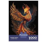 Jigsaw Puzzle 1000 Piece for Teenagers Black Phoenix Teenager Puzzles Brain Teaser Game Pattern Assembly Unique Birthday And Gifts 70x50cm/1000pcs