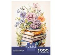 Jigsaw Puzzle 1000 Piece for Teenagers Books Watercolor Jigsaw for Adults DIY Toys Pattern Assembly for Birthday, Chrismas 70x50cm/1000pcs