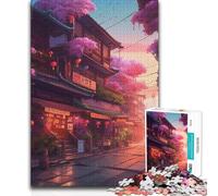 Jigsaw Puzzle 1000 Piece for Teenagers Breathtaking Japan Beautiful Design Game Pattern Assembly Secret Santa Gifts 50x75cm(1000pcs)