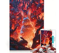 Jigsaw Puzzle 1000 Piece for Teenagers Bunny Apocalypse, Toy Wall Decor, Difficult And Challenge, Great Gift for Gaming 50x75cm