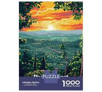 Jigsaw Puzzle 1000 Piece for Teenagers Bwindi Forest Uganda Landscape Art Puzzles for Adults Brain Teaser Game Analysis And Logic Help The Brain Exercise 38x26cm/1000pcs