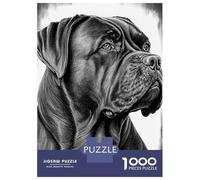 Jigsaw Puzzle 1000 Piece for Teenagers Cane Corso Drawing Teenager Puzzles Brain Teaser Game Pattern Assembly Unique Birthday And Gifts 52x38cm/1000pcs