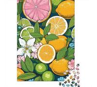 Jigsaw Puzzle 1000 Piece for Teenagers Citrus Fruit Mix Adult Puzzles Fun Games Difficult Challenge Stress Reduction Gifts 70x50cm/1000pcs
