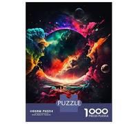 Jigsaw Puzzle 1000 Piece for Teenagers Colorful Universe Paint Jigsaw for Adults Relax Games For Family Fun Deal As Gifts for The Whole Family 52x38cm/1000pcs